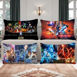 Star Wars | S-Star Movie Wars Cool Cushion Cover Rectangle Pillow Case Printing Bedside Sofa Room Home Decoration Pillowcase