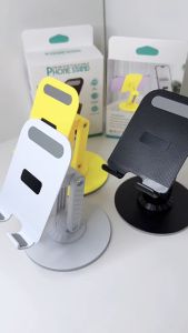 360 Rotation Portable Metal Tablet Folding Stand Flexible Mobile Phone Stand IPad Stand Accessory Cellphone