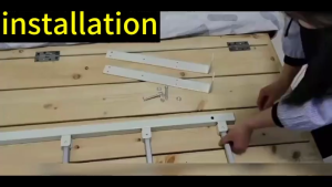 Stainless Steel Hospital Bedside Fence - 4 Gear / 5 Gear / 6 Gear - Prevent Patient Falling - Length: 150cm, Height: 49cm