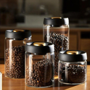 Vacuum Seal Storage Jar Food Grade Borosilicate Glass