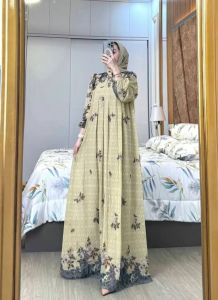 NEW ZUHRIYA SET GAMIS SET HIJAB SEGI 4 TERBARU BEST SELER GAMIS CERUTY SYARI KEKINIAN