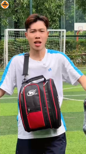 Túi Giày Thể Thao TNBags TN.B.9001 Màu Đen Sang Trọng Chống Thấm Nước Thiết Kế Hiện Đại Chuyên Nghiệp Có Nhiều Ngăn Tiện Dụng Đẳng Cấp Mạnh Mẽ!