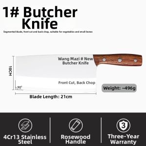 WANGMAZI | Chefs Special Dual-purpose Kitchen Knife for Cutting and Slicing