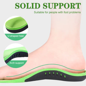 1 Pair Arch Support Shoe Insoles Corrective Flat Foot Sports Cushion Insert Orthopedic Heel Cup