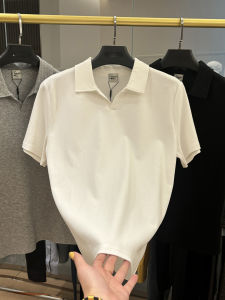 Áo Thun Polo Cổ Bẻ Tay Ngắn Thời Trang Mùa Hè Cổ Điển Hong Kong Phong Cách Đơn Giản Cao Cấp Cho Nam