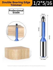 Mingren | Professional Grade Dual-Bearing Edge Trimmer Cutter Tungsten Carbide Straight Blade De-burring Contour Cutting Tool