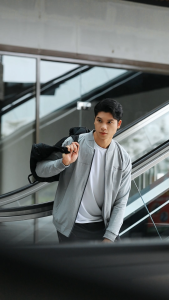 Áo Khoác Gió Bomber GUZADO Thế Kế Basic Dễ Phối Họa Tiết Năng Động Thời Trang GAG03