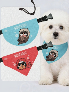 LEXI | Pet Scraf with Sea Creatures Pattern