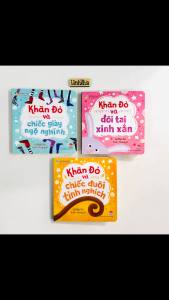 Sách Bé thông minh - Bé con ham hỏi: Khăn đỏ và chiếc đuôi tinh nghịch đôi tai xinh chiếc giày (lẻ cuốn)