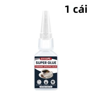 LOOLIFL | Keo Siêu Dính Cyanoacrylate Chất Kết Dính Nhanh Khô Chống Thấm Nước Gốm Dán Kính Dụng Cụ Liên Kết Đa Chức Năng Dạng Gel Nhanh Chóng Đặt Caulk