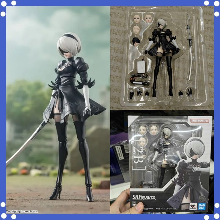 15cm Original Bandai S.h.figuarts SHF NieR Automata YoRHa 2B 9S Nier ...