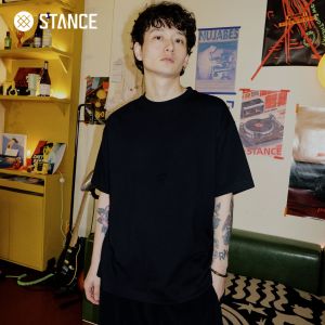 Stance | Mens Short Sleeve T-Shirt Summer New Breathable Comfort Striped