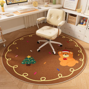 ovzf | Cute Stain-resistant No-maintenance Round Carpet