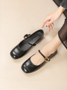 Josiny | New Retro French Mary Jane Flats with Ankle Strap