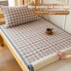 NONGNONGAI | Drap Giường Mát Lạnh Bằng Cotton Sần 90x190cm
