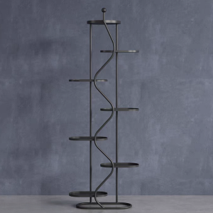 Thickened Iron Art Plant Stand Multi-Layer Floor-Mounted Balcony Storage Rack Living Room Potted Plant Stand Indoor Green Ivy Display Stand