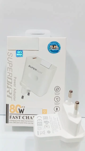 Batok Adapter 80W  For RLM 9 Fast Charger Support Fast Charging Batok Kepala Casan HP Universal
