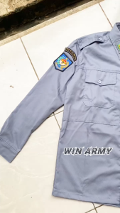 Terbaru Seragam Setelan Linmas Satlinmas Kemendagri atribut tempel timbul