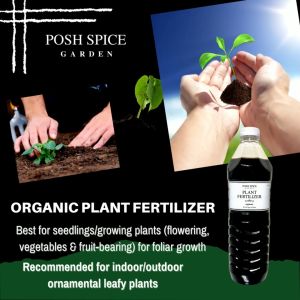 Liquid Organic Plant Fertilizer Posh Spice 1 Liter