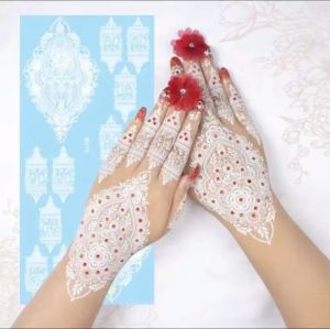 HENNA INSTAN WHITE SERIES / HENA INSTAN PENGANTIN / HENA TATO / HENA TEMPEL / FREE GLITER