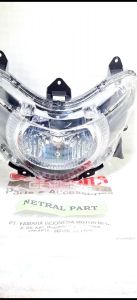LAMPU DEPAN REFLEKTOR HEADLAMP DEPAN KODE 1KP YAMAHA MIO SOUL GT 115 FI TAHUN 2012-2014 BARU