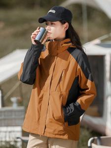 เสื้อแจ็คเก็ตกันหนาวแบบแยกเป็นชิ้นได้ 3 ชิ้น สำหรับผู้หญิง ฤดูใบไม้ร่วง/ฤดูหนาว ป้องกันลม น้ำหนักเบา ระบายอากาศได้ดี สำหรับกิจกรรมกลางแจ้ง