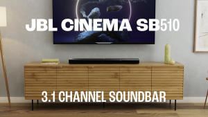 JBL Cinema SB510 3.1 Channel Soundbar With A Built-In Subwoofer