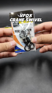 VFOX CRANE SWIVEL Fishing Swivel Anti Twist Fishing Line Kekili Pancing Kili Mancing Kuat Anti Kusut