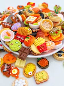 Miniature Candy Toy DIY Artificial Food Mini Small Kitchen Cake Bread Kids Play House Toy Model Gift