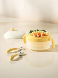 Supor | Vacuum Insulated Stainless Steel Suction Baby Feeding Bowl