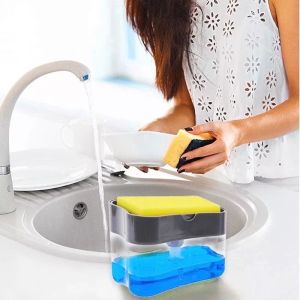 Dispenser sabun cuci piring Free Sponge