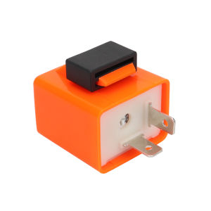 KEVANLY | 2Pin Motorcycle LED Flasher Relay Adjustable Frequency of Turn Signal Blinker Indicator Flasher Relays For Motorbike Accessories