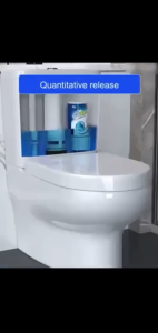 350g Automatic Toilet Bowl Cleaner | Deodorizing Antibacterial Liquid | Toilet Tank Cleaner with Auto-Bleach & Quantitative Release