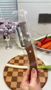 Dao Bào Rau Củ Đa Năng 3in1 Inox 304 – Gọt Vỏ Bào Sợi Khui Nắp Nhanh Gọn Tay Cầm Gỗ 19cm