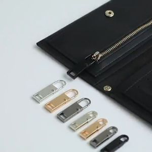 Metal Zipper Fixer Repair Replacement Pullers Kit DIY Sewing Craft for Bags Coat免工具可拆卸箱包外套衣服鞋子金属拉锁吊坠拉片拉链头Pelbagai Zip