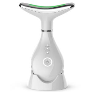 3 in 1 LED Neck Beauty Device Microcurrent Facial Massager Face Sculpting Tool for Daily Skincare Routine and Anti Aging