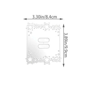 1pc Star Border Bag Handle Decoration Metal Cutting Dies for DIY Scrapbooking Album Paper Cards Decorative Crafts Embossing Mold