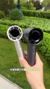 พัดลมพกพา พัดลมมือถือ ความเร็วสูง จอแสดงผล LED ปรับความเร็วได้ USB พัดลมมือถือ