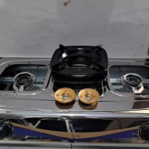 PAKET TATAKAN KOMPOR GAS RINNAI KAKI 4 + BURNER RINNAI KECIL KUNINGAN TEBAL TYPE C / E / CE