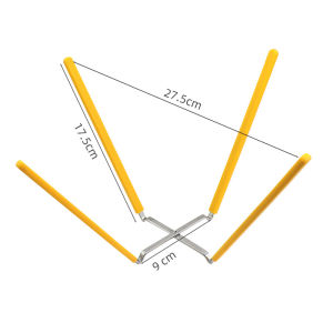 LMETJMA Inverted Cake Cooling Rack Collapsible Stainless Steel Chiffon Cake Cooling Rack Stand Kitchen Inverted Cake Holder