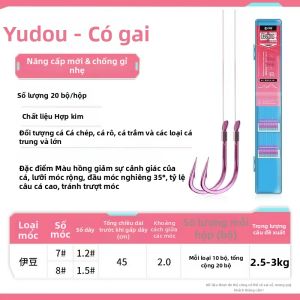 TAOKOU | Móc câu cá có barb đã buộc sẵn