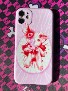 เคสโทรศัพท์มือถือแบบน่ารักสีชมพูสร้างสรรค์และดั้งเดิมสำหรับ Apple 16promax 15pro 14promax 13 12 ซิลิโคนนิ่มและแข็งสำหรับ Android