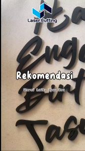 TULISAN DEKORASI BACKDROP HAPPY ENGAGEMENT BIRTHDAY AQIQAH TASYAKURAN WEDDING SPON EVA HITAM