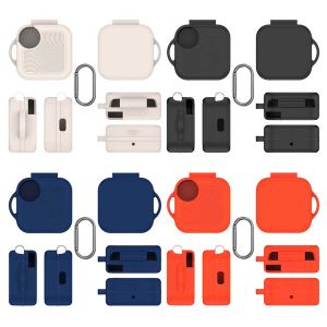 Silicone bảo vệ Earbuds trường hợp bìa với Carabiner cho cmf Chồi Pro 2 bền tai nghe trong chống nước Túi lưu trữ