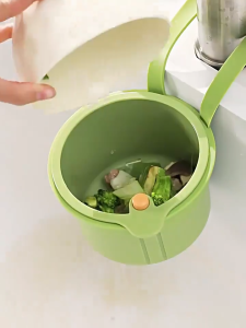 [Kitchen Helper] Multifunctional hanging sink strainer basket kitchen food filter water receiver Dulang longkang 瀝水槽