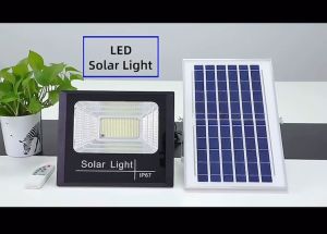 ไฟสปอร์ตไลท์ โซลาเซอล์ 400Wไฟสนาม Solar light outdoor 300W 150W LED ไฟถนน พลังแสงอาทิตย์ IP67 ป้องกันฟ้าผ่า สีขาว หลอด ไฟ โซ ล่า เซลล์ สว่าง ถึง เช้า