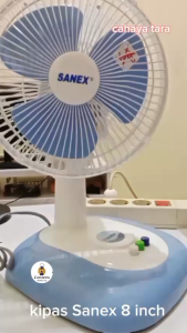 KIPAS ANGIN MEJA DESK FAN SANEX 8 INCH FD