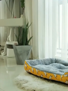 Dog Bed Pet Bed Cat Soft Fabric Cushion Sleeping Bed Dog Bed Washable Pet Accessories Puppy Bed Soft Mat