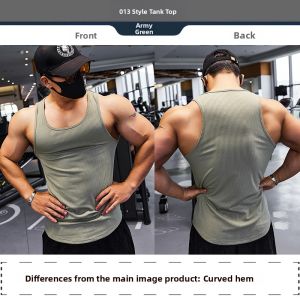 WORKOUT WOLF | Men Tight Fit Sleeveless Training T-Shirt