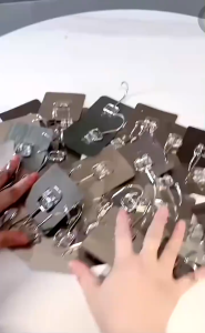 Set 10 Móc Thép Dán Tường Inox 304 Siêu Dính đa Năng Phù Hợp Với Hầu Hết Mọi Không Gian Sống